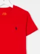 Ralph Lauren Kids جولة العنق تي شيرت