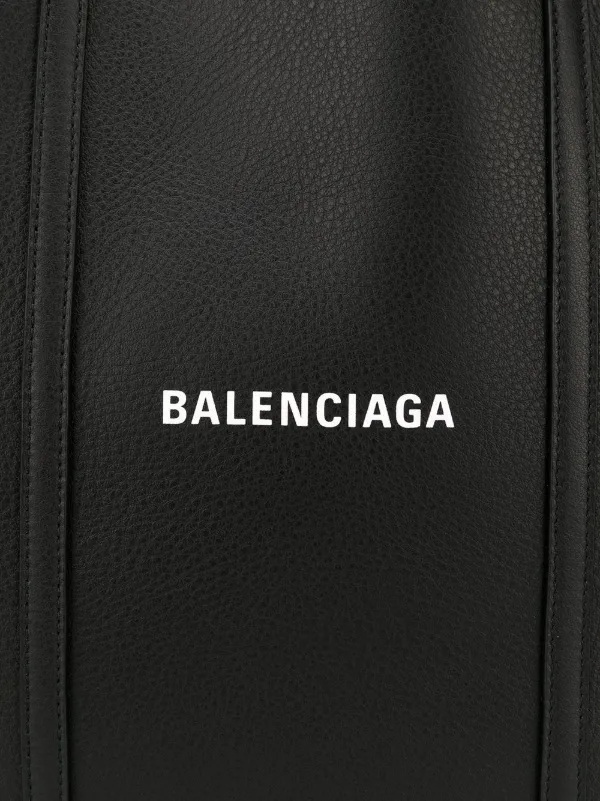 Glove Large Leather Tote Bag in Black - Balenciaga