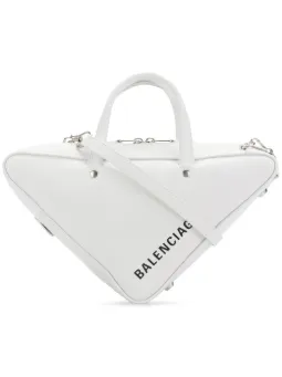 Bolsa 'Triangle Duffle' de couro