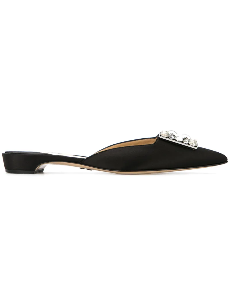 Paul Andrew мюли Lilia с украшением из кристаллов