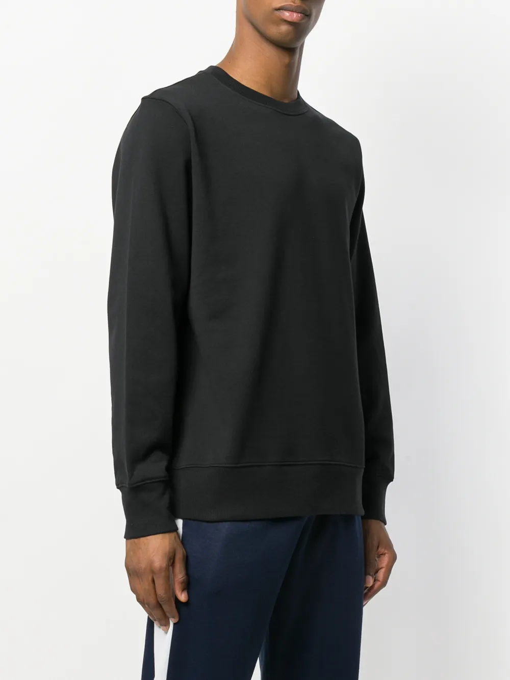 Y-3 casual sweater met print Zwart