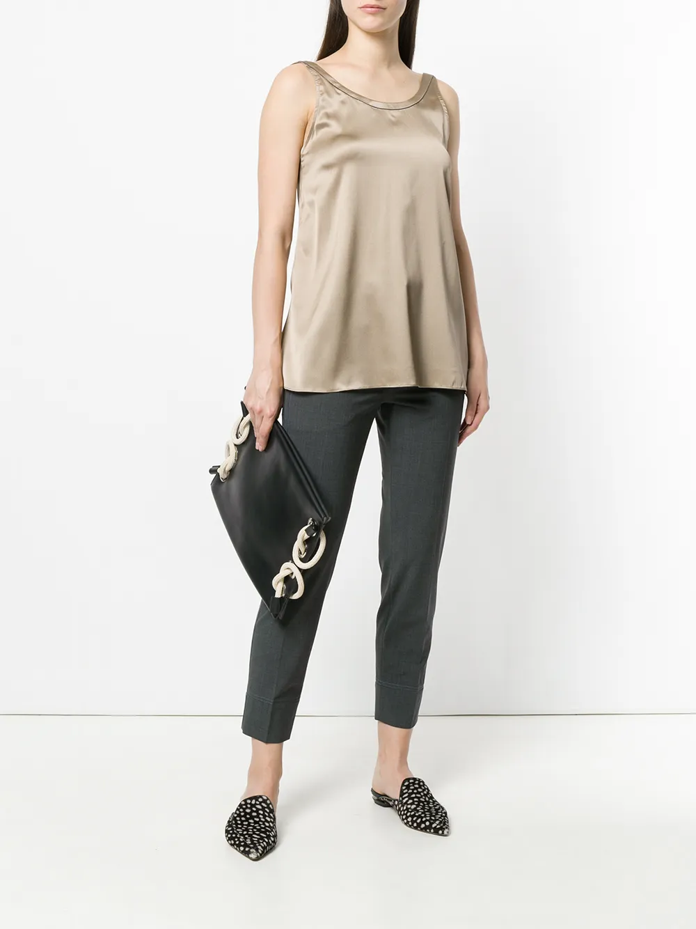 Brunello Cucinelli tailored crop trousers - Grijs