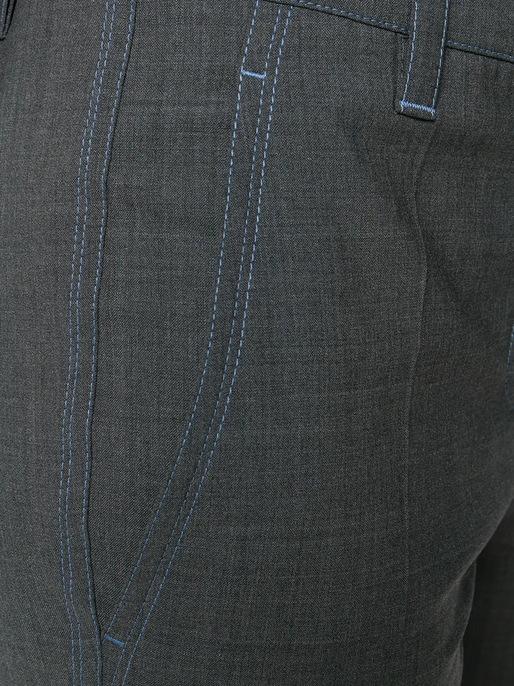 Brunello Cucinelli Broek met contrasterend stiksel Grijs