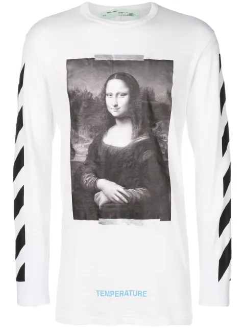 Off-White Толстовка с Принтом Мона Лизы - Farfetch