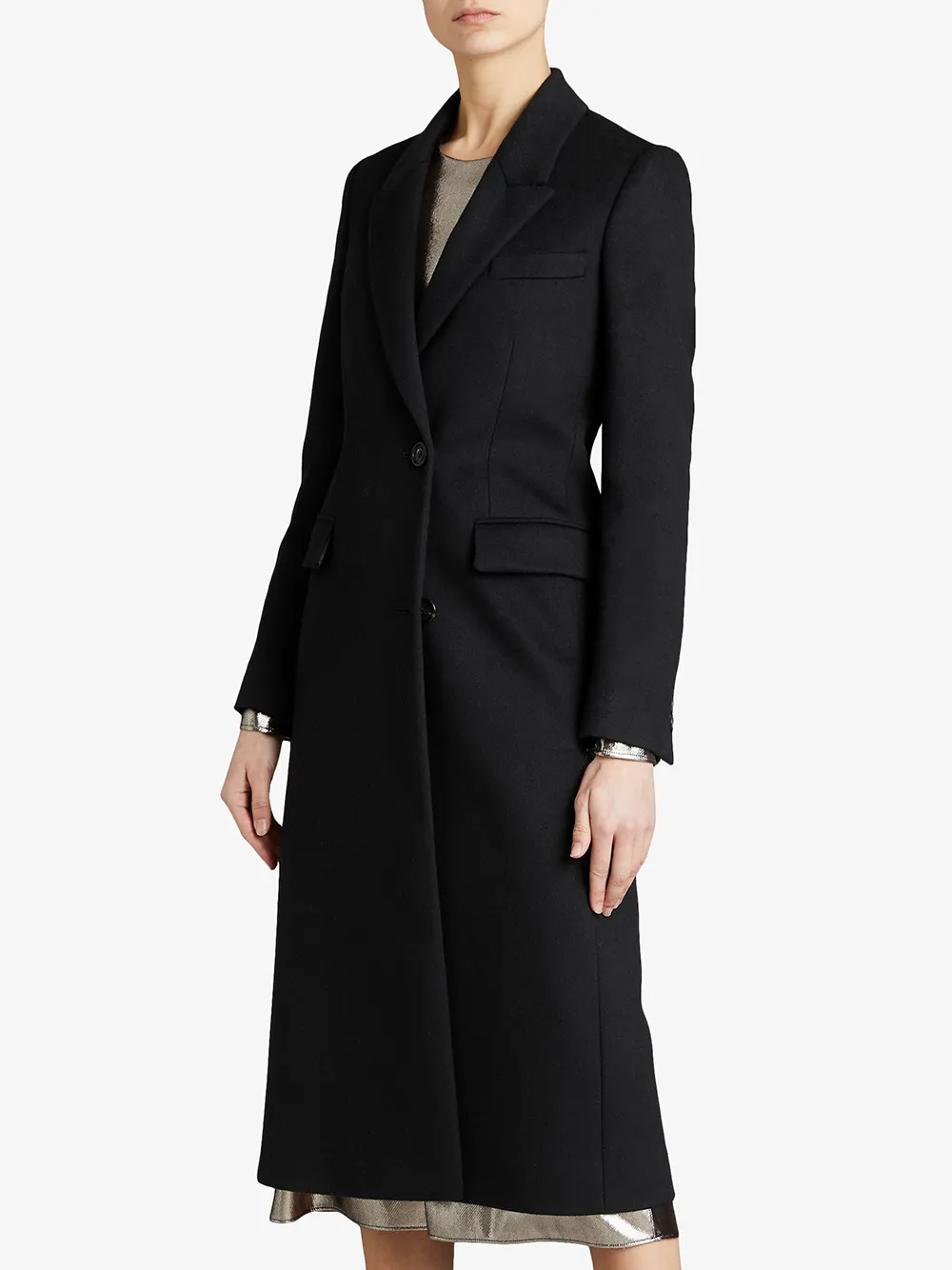 abrigo negro burberry