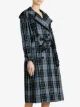 Burberry tartan trench coat