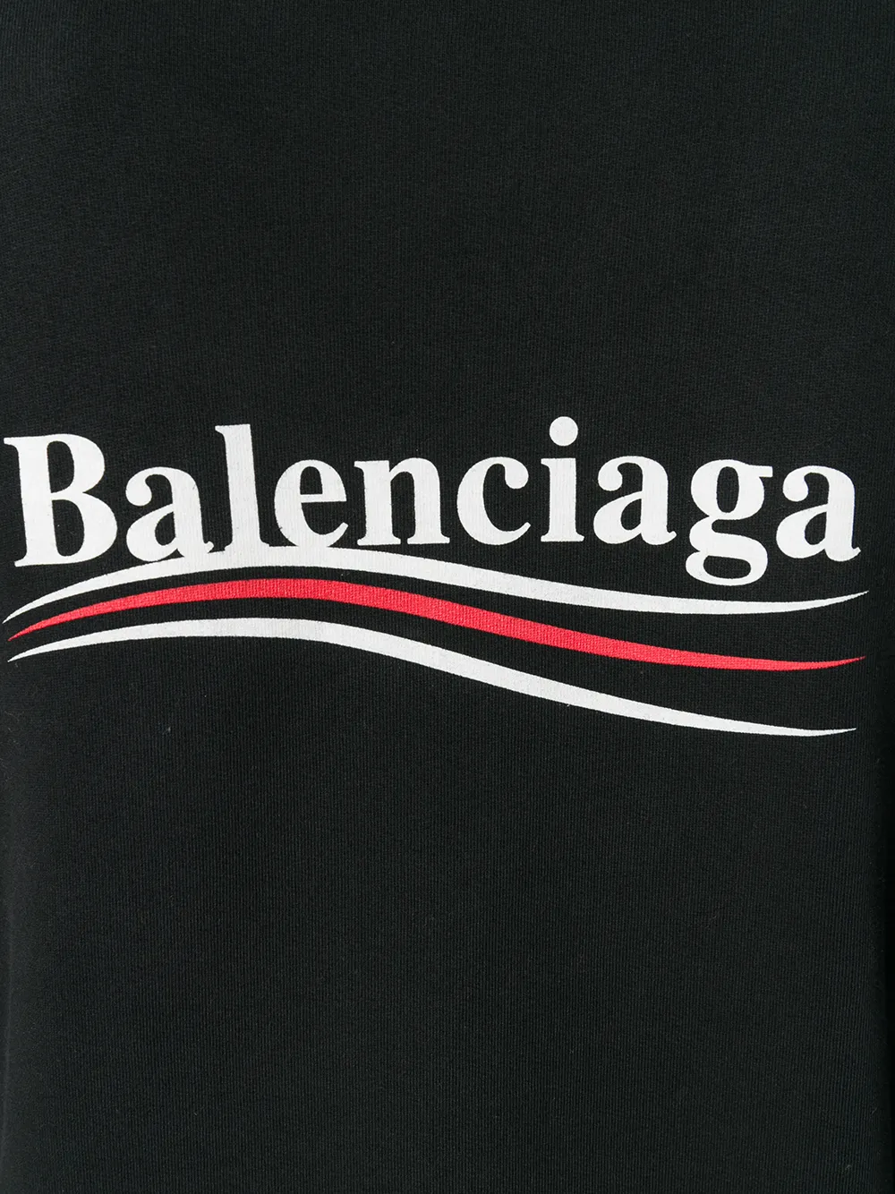 balenciaga logo print sweatshirt
