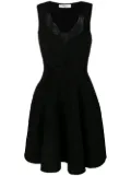 Givenchy lace trim flared dress - Black