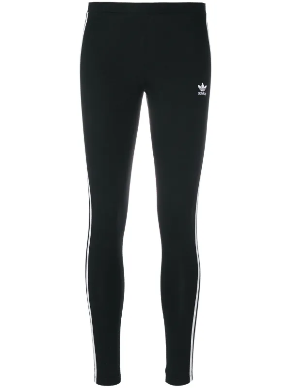 Adidas Adidas Originals 3-Stripes Leggings Schwarz FARFETCH DE