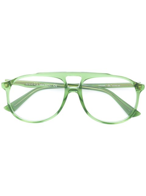 gucci green eyeglass frames