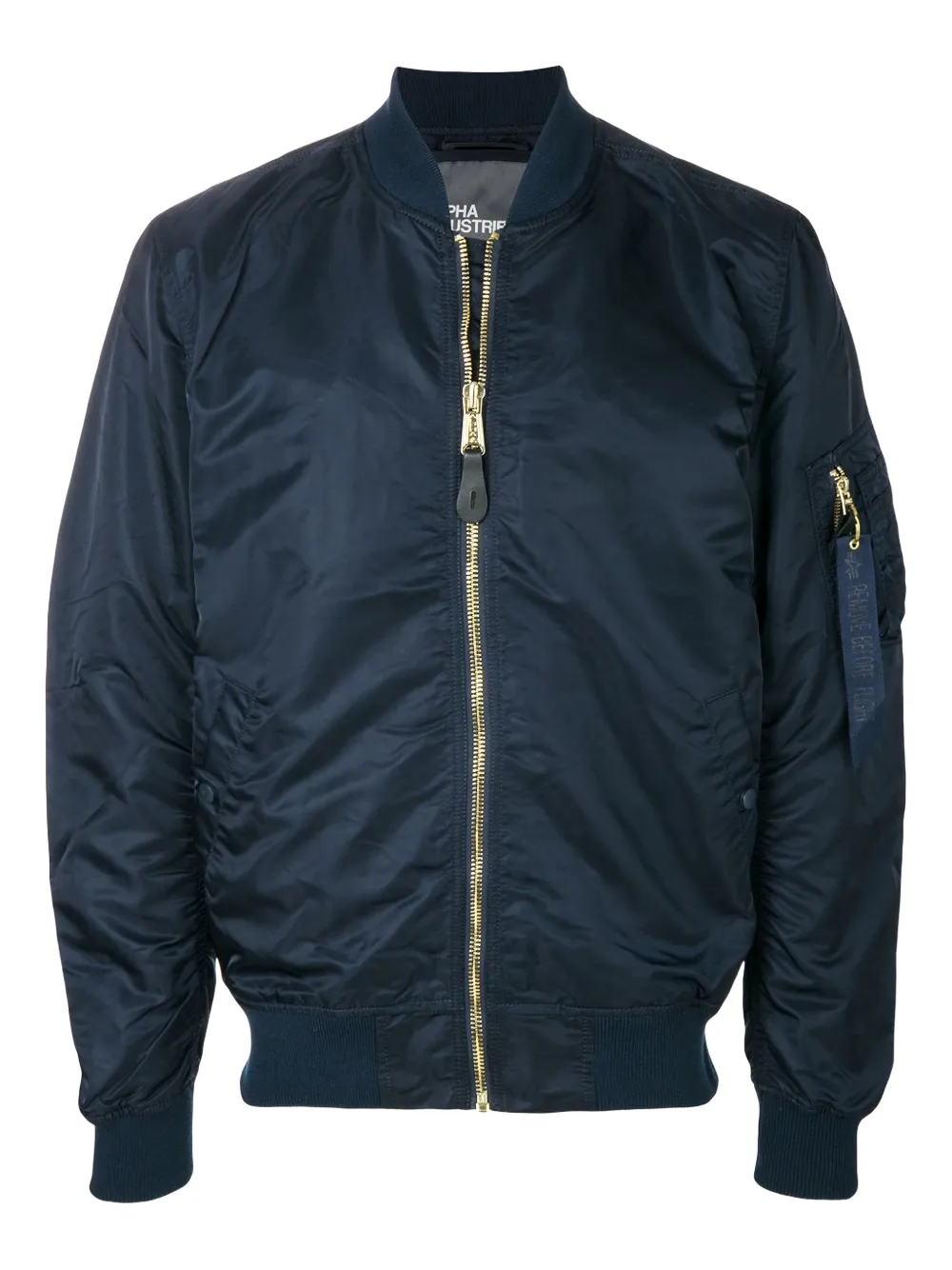 Alpha Industries MA-1 VF zip-fastening bomber jacket | Blue | Image 1
