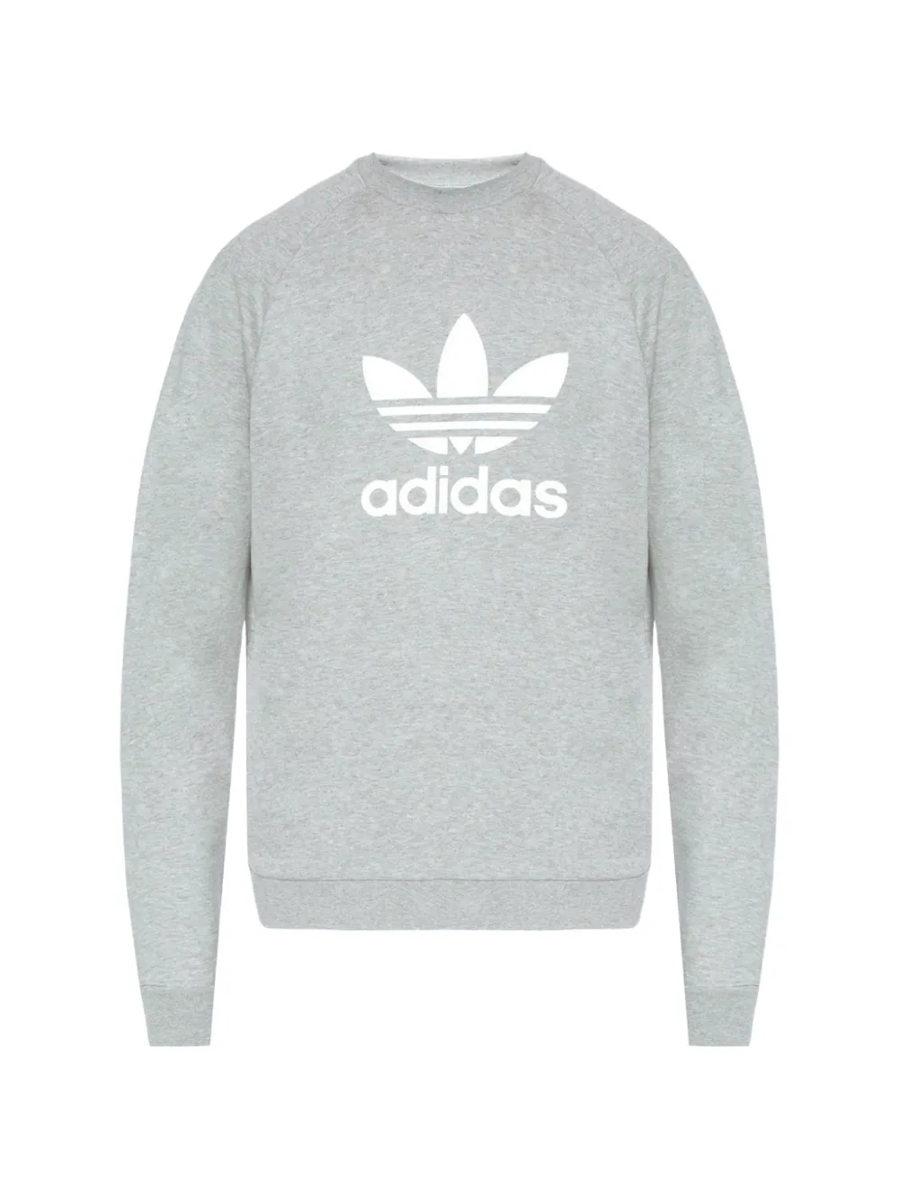 adidas Sweatshirt mit Logo-Print - Grau