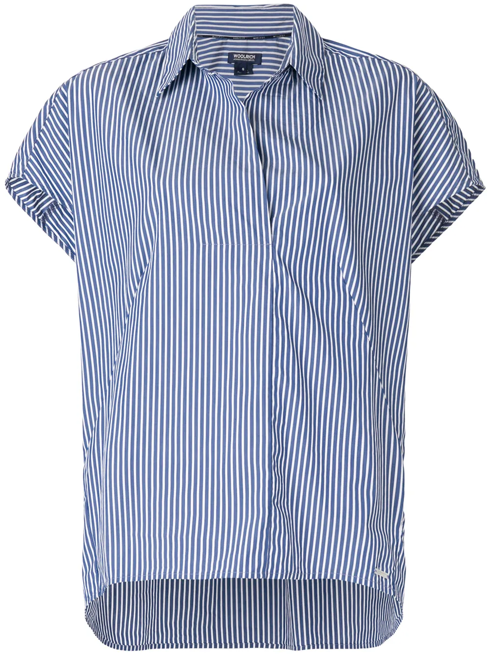Woolrich Hemd mit kurzen Ärmeln - Blau