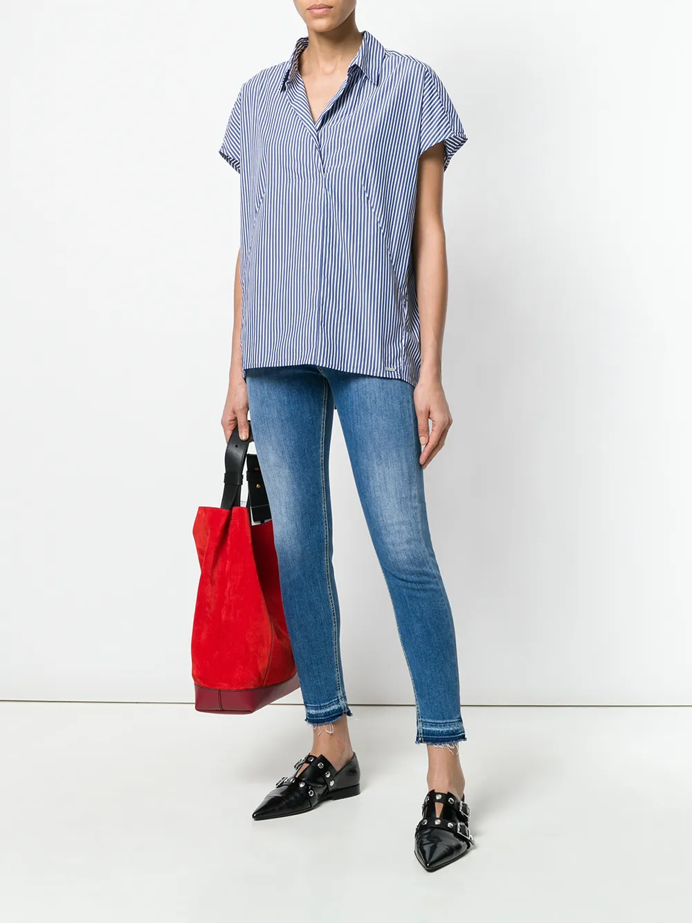  Woolrich Hemd Mit Kurzen ärmeln   Blau 