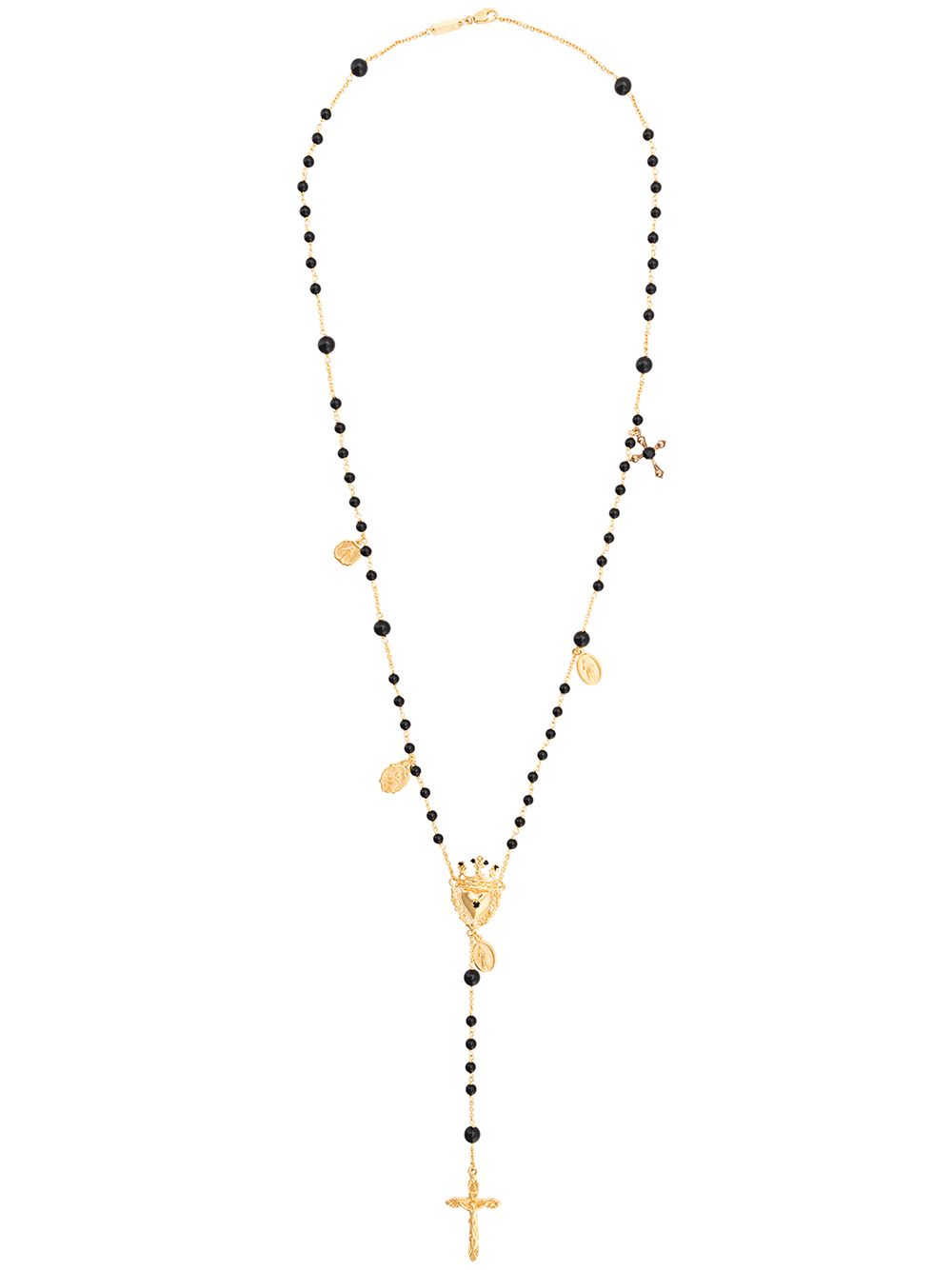 Dolce & Gabbana Rosary Sacred Heart Necklace - Farfetch