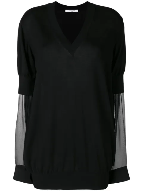 Givenchy deep v-neck top