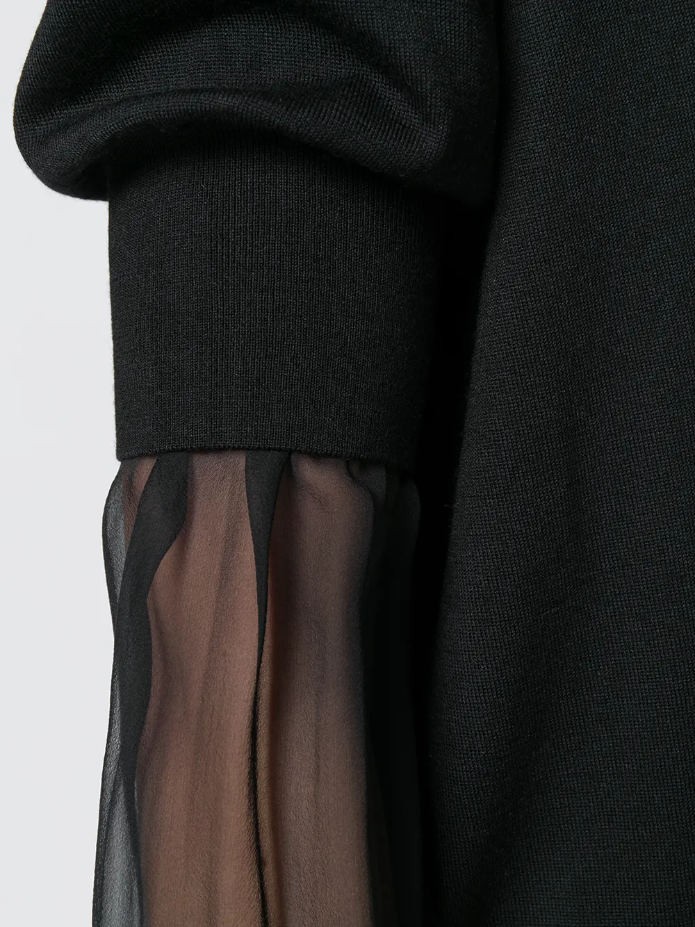 Givenchy deep v-neck top Zwart