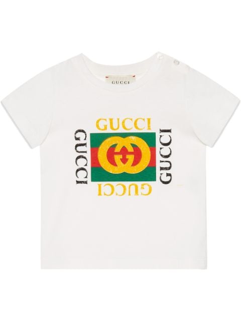 Gucci Kids Baby T-shirt with Gucci logo 