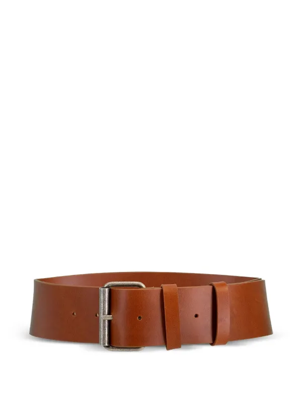 ASPESI Buckled Belt in Brown