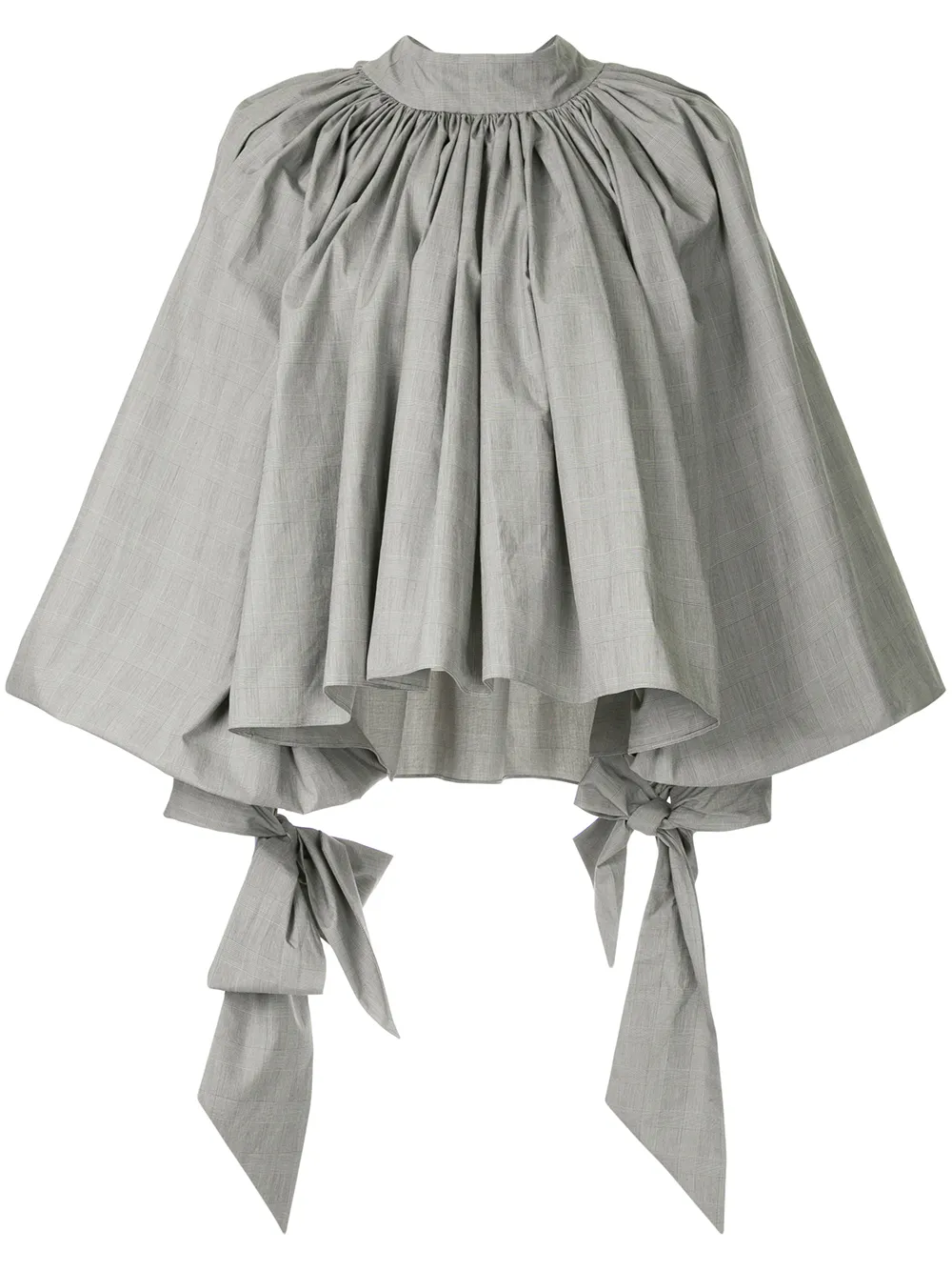 A.W.A.K.E. Mode flared oversized blouse | gris | Image 1