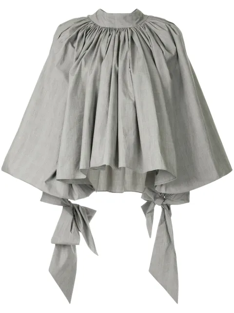 A.W.A.K.E. Mode flared oversized blouse 