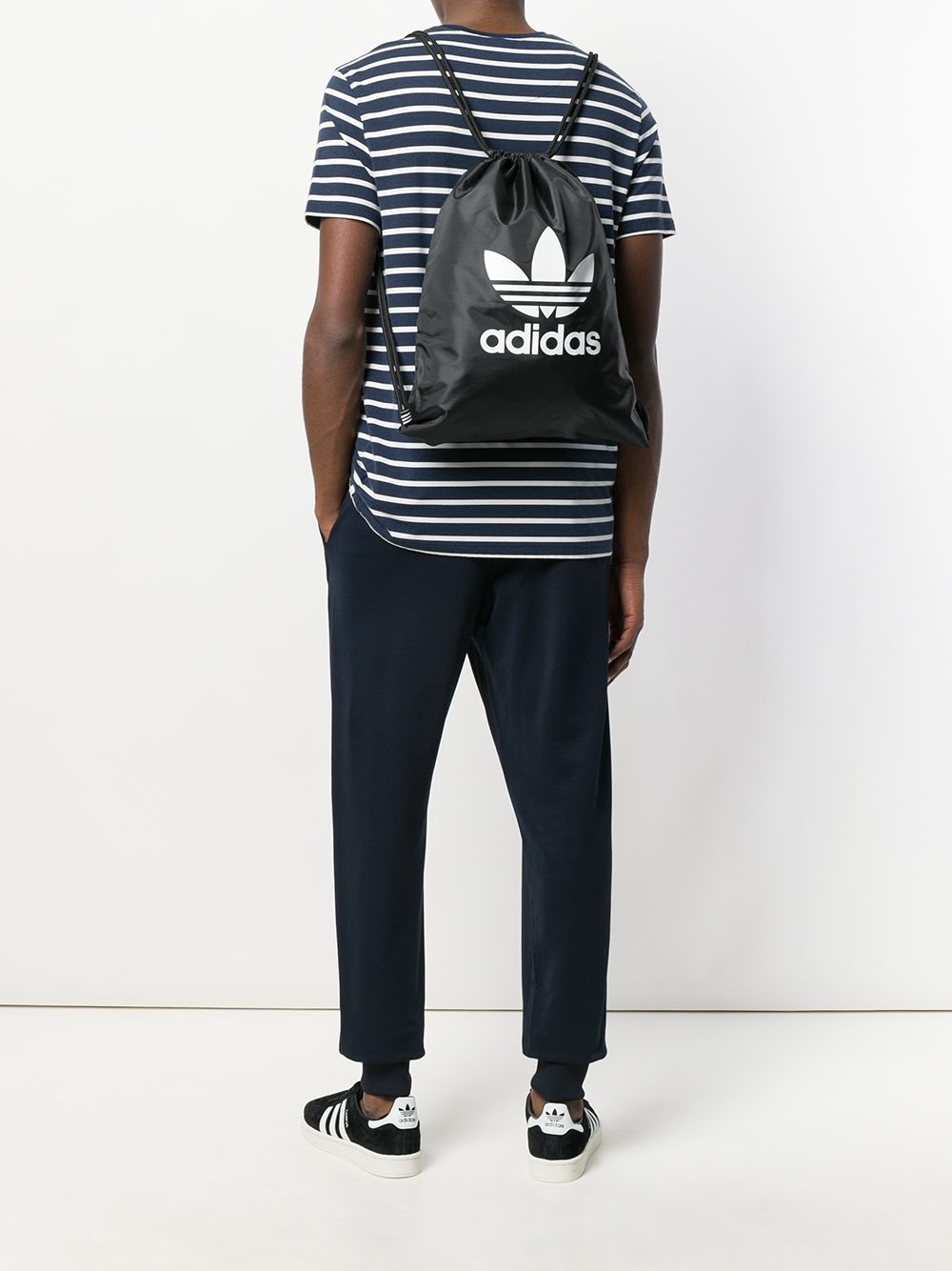 adidas Adidas Originals Trefoil drawstring backpack - Zwart