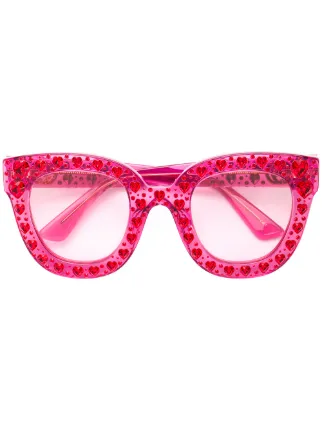 gucci heart glasses