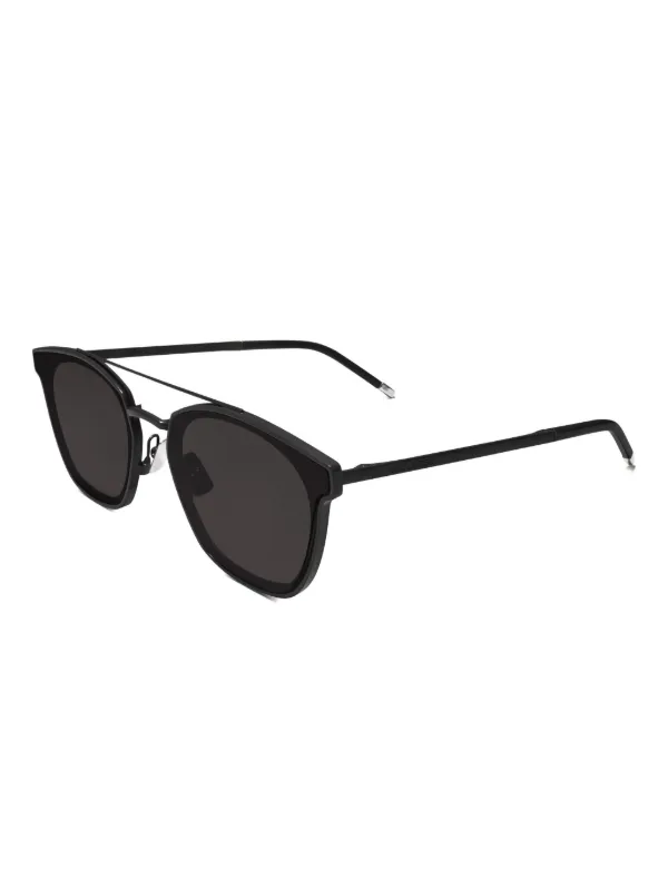 Saint Laurent Eyewear SL28 Sunglasses | Black | FARFETCH CA