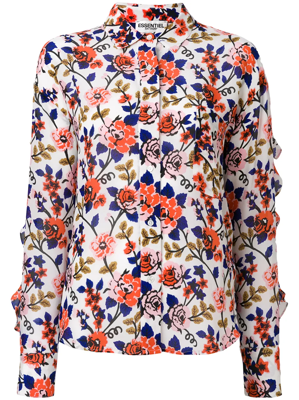 Essentiel Antwerp Floral Print Shirt - Farfetch