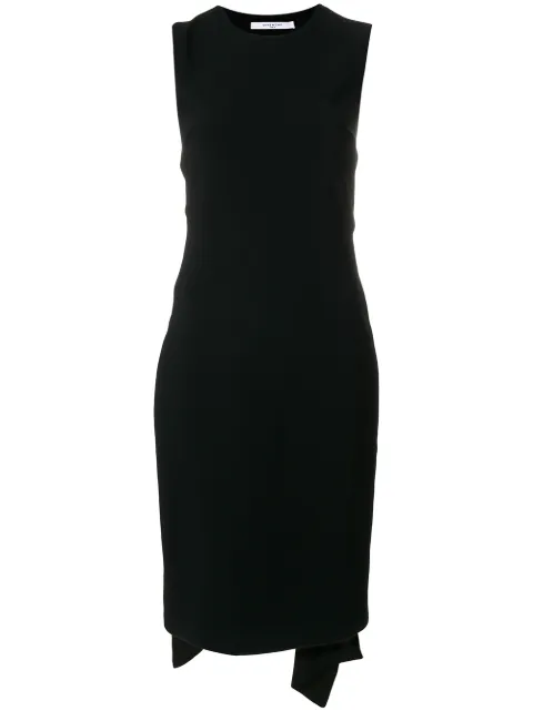 Givenchy open back tie waist dress
