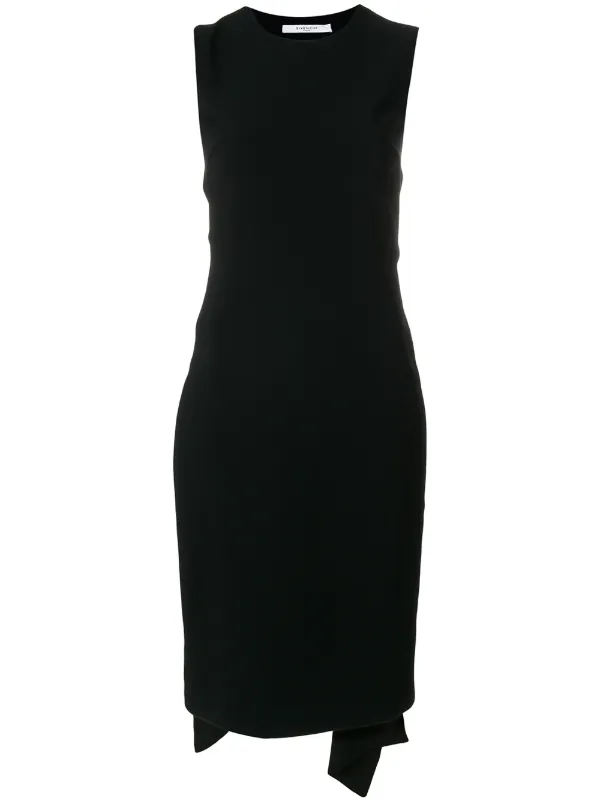black tie waist dress