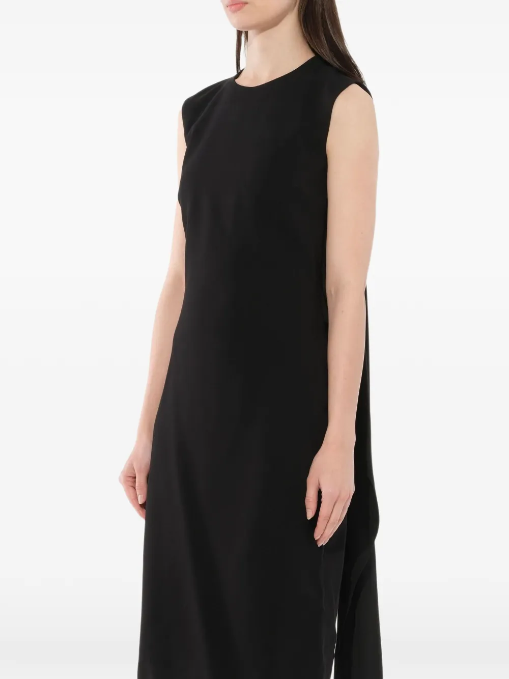 Givenchy open rugband taille jurk Zwart