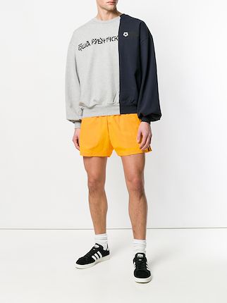 Gosha Rubchinskiy x Adidas五分工装裤展示图