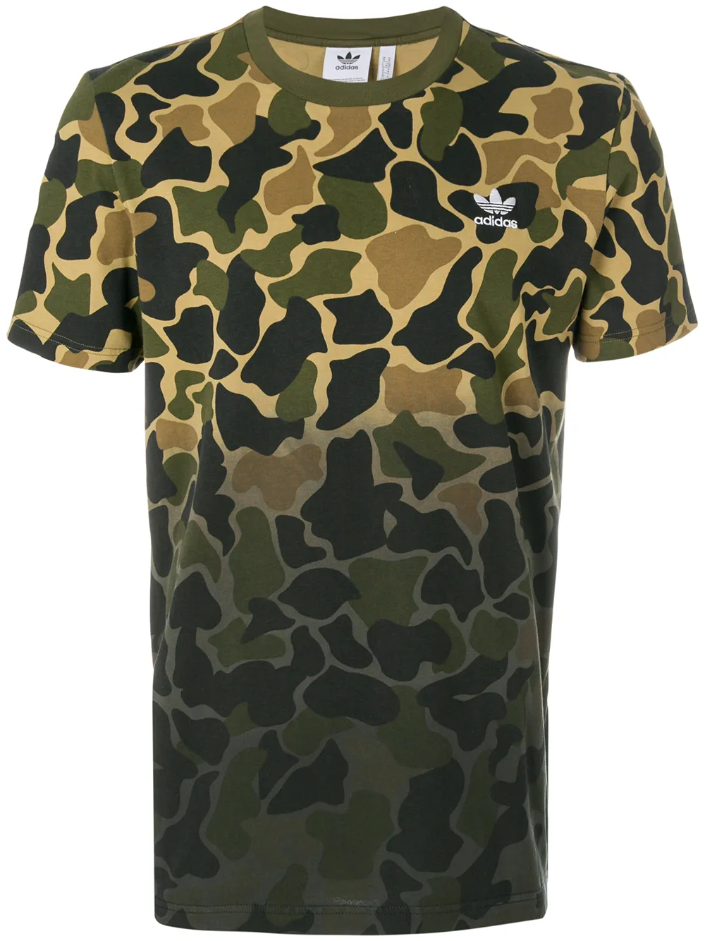 adidas Camouflage logo T-shirt | Green | Image 1