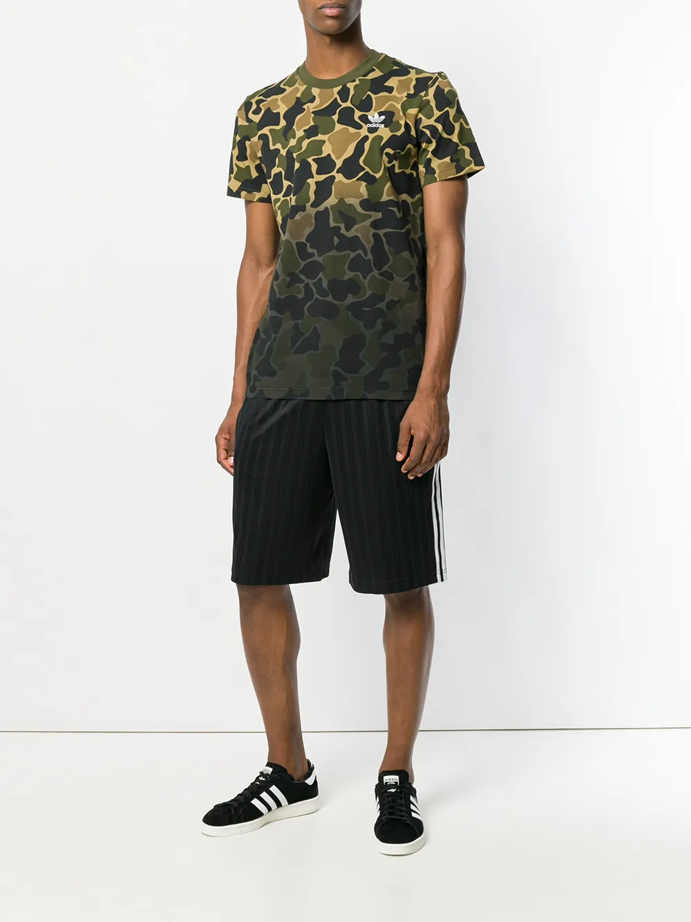 Adidas Camouflage logo T-shirt - Groen