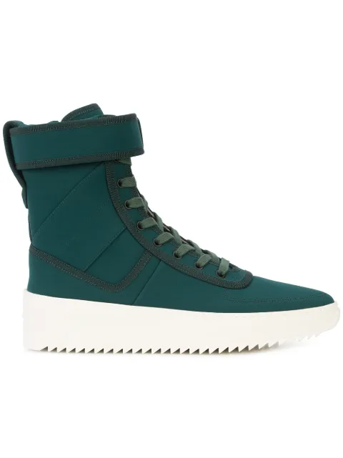fear of god military sneaker green