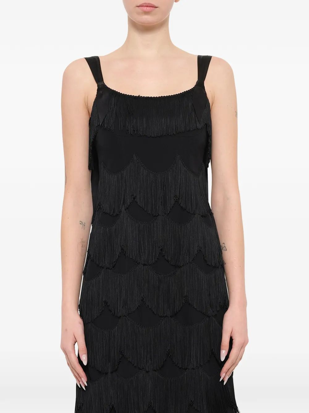 Marc Jacobs Abito a frange - Nero