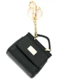 Dolce & Gabbana Sicily leather keychain - Black