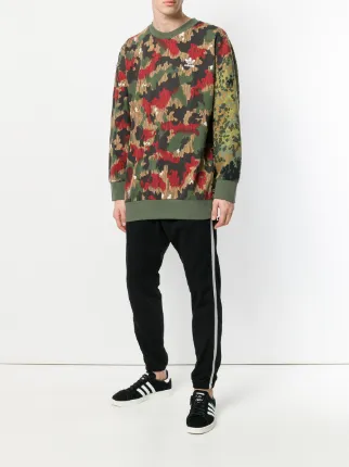 camouflage sweater dress