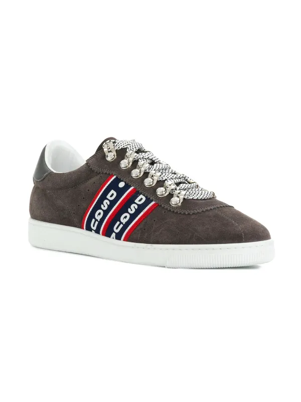 Sneakers Mit Farfetch Wildleder Dsquared2 Streifen Logo bYfgymI6v7