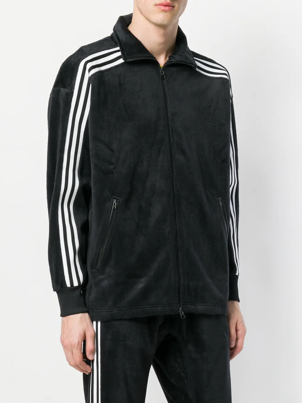 adidas beckenbauer velour track jacket