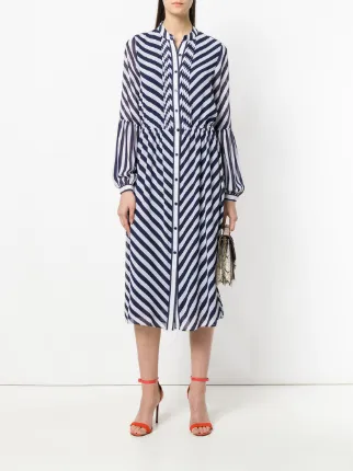 Michael Kors Striped Dress Farfetch Michael Kors Striped Dress