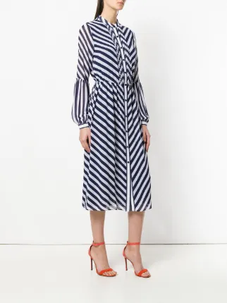 Michael Kors Striped Dress Farfetch Michael Kors Striped Dress