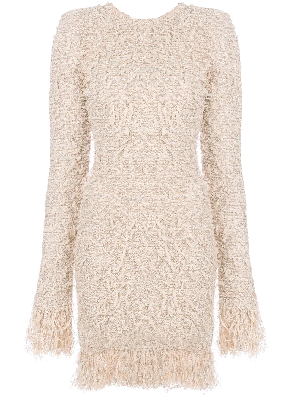 Balmain getailleerde jurk Roze