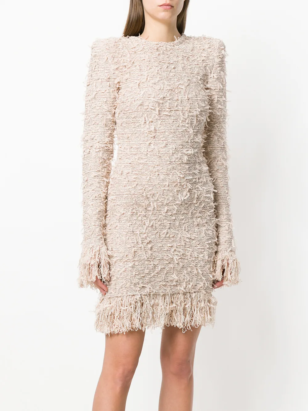 Balmain getailleerde jurk Roze