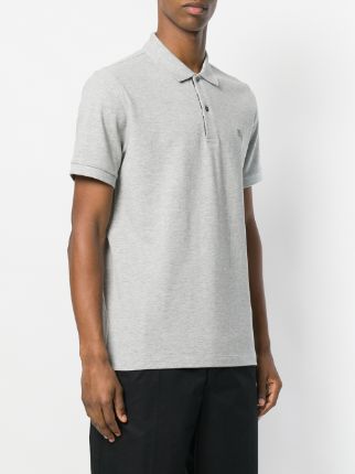 grey burberry polo