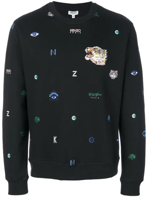 kenzo multi icon sweatshirt