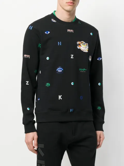 kenzo multi icon sweatshirt