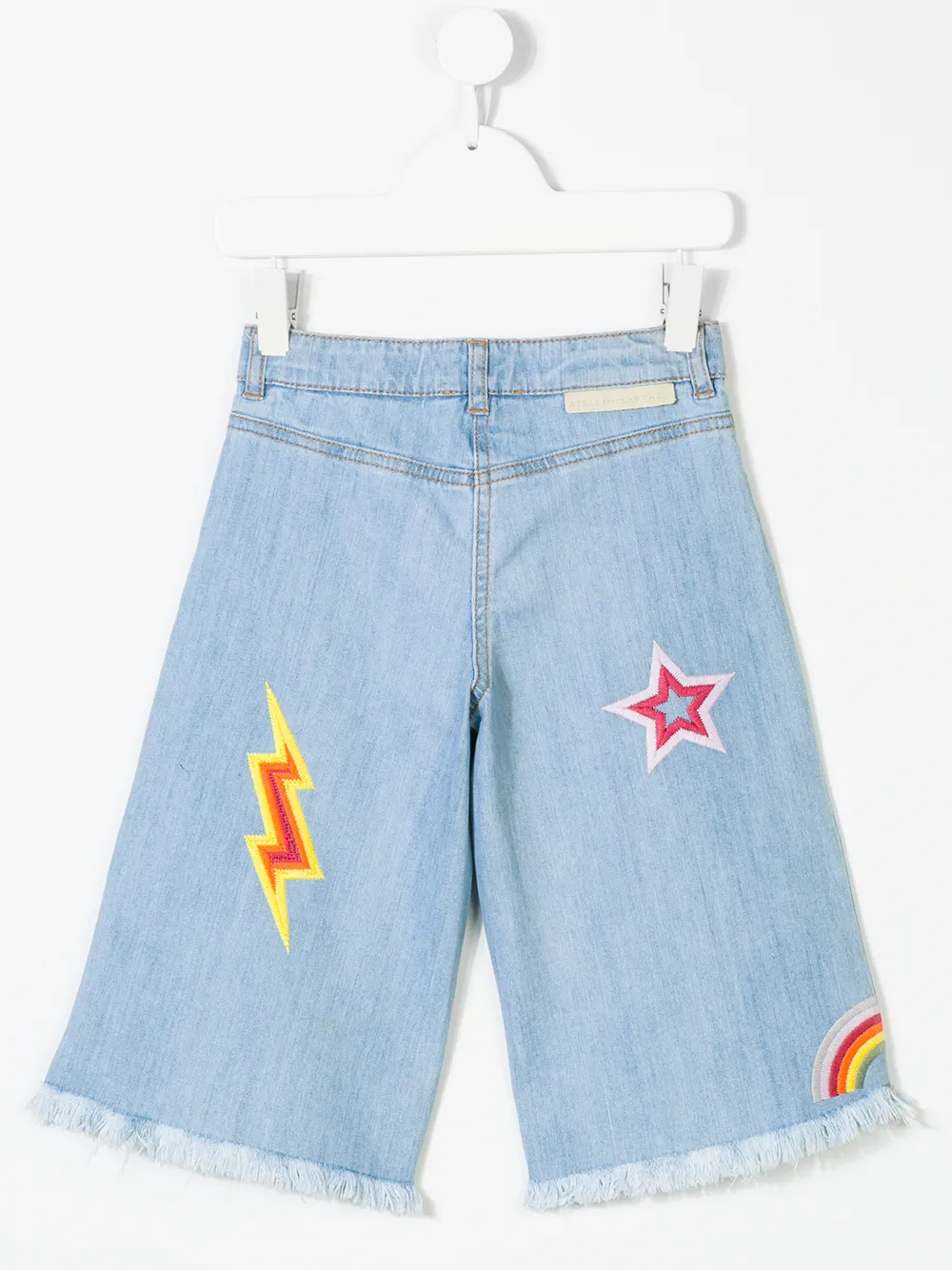 Stella McCartney Kids geborduurde jeans Blauw