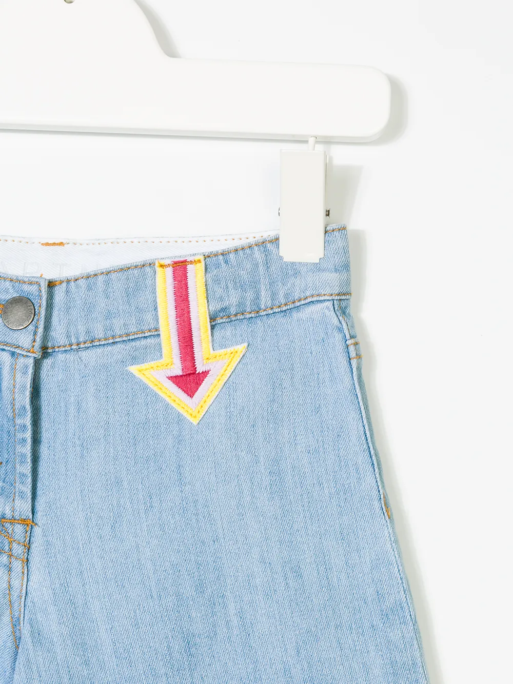 Stella McCartney Kids geborduurde jeans Blauw